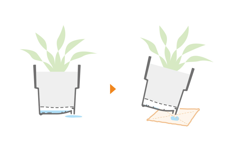 トロケル植木鉢の使い方イメージ２